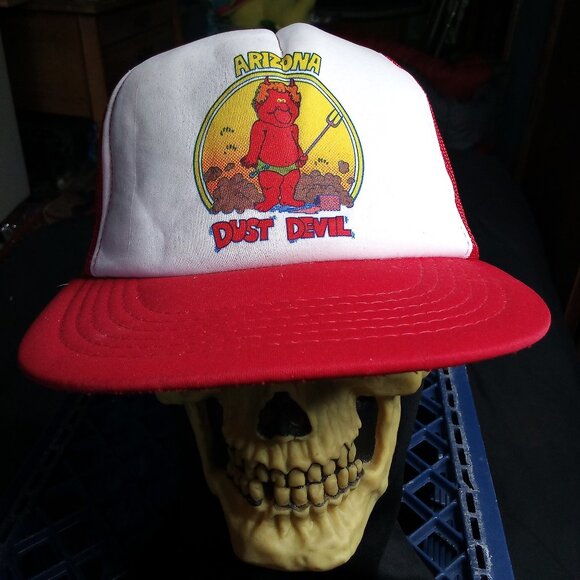 Deadstock Vintage Arizona Dust Devil Trucker Hat Cap - Picture 1 of 8